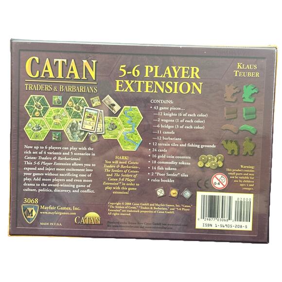Settlers of Catan Traders & Barbarians Extension NIB OOP - Mayfair Games (2008) - Picture 4 of 4